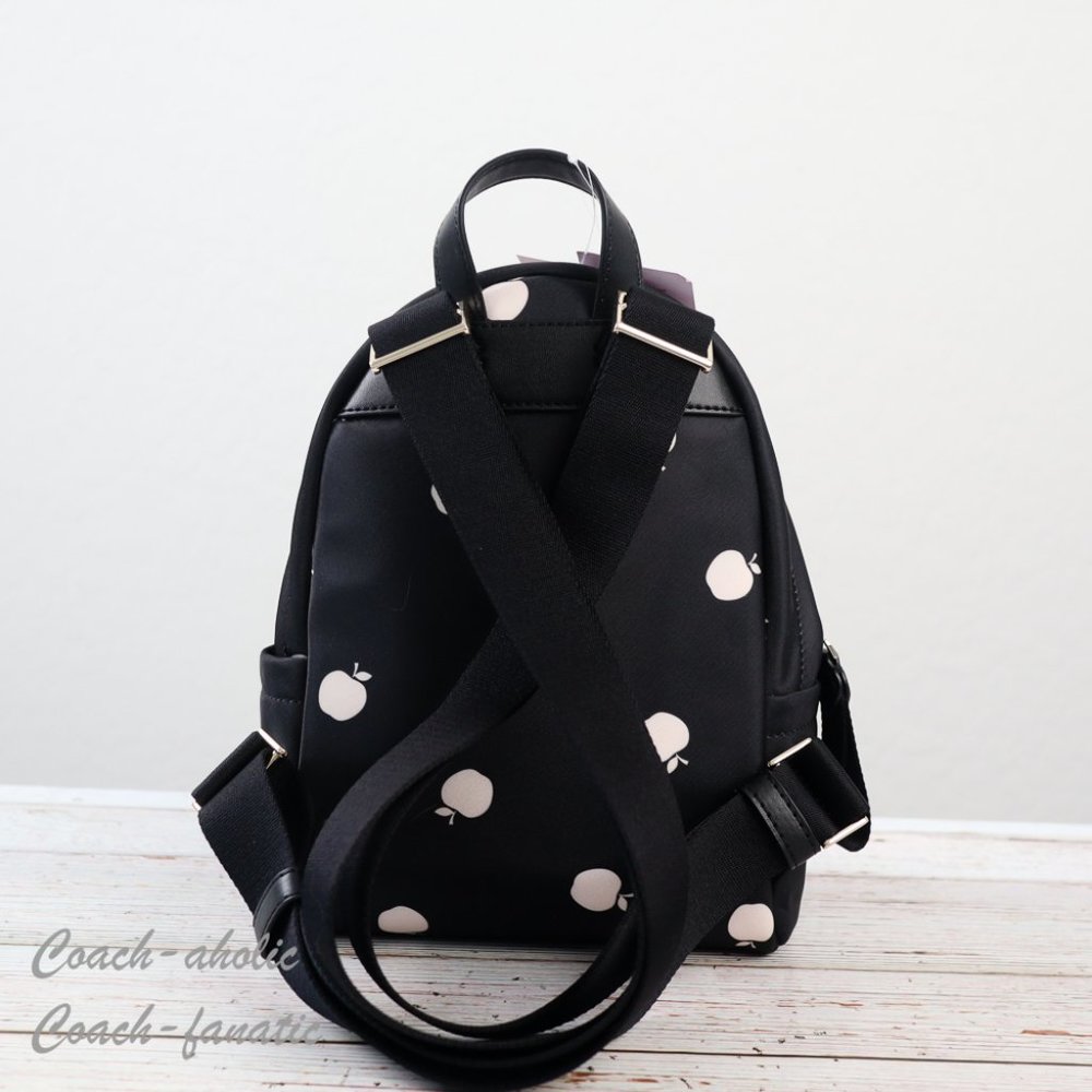 NWT Kate Spade New York Chelsea Mini Nylon Backpack in Orchard Toss Print - Picture 6 of 9